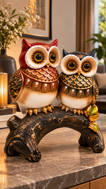 Decorative Owl Couple Showpiece – view 3