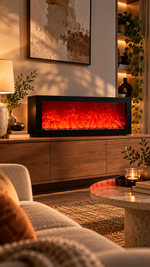 Linear Electric Fireplace Insert