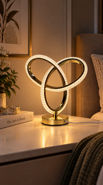 Luxury Crystal Trinity Knot LED Lamp – view 3