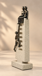 Ladder to Success Family Climbing Sculpture – view 2