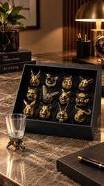 Chinese Zodiac Animal Head Shot Glass Set – view 5