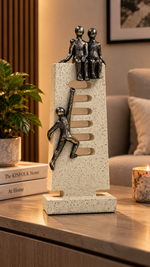 Ladder to Success Family Climbing Sculpture – view 3
