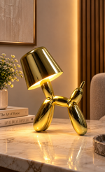 Modern Metallic Puppy Desk Lamp – view 4