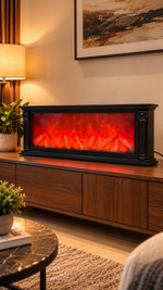 Freestanding Electric Fireplace Console – view 4