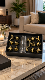 Chinese Zodiac Animal Head Shot Glasses and Decanter Gift Set – view 3