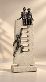 Ladder to Success Family Climbing Sculpture