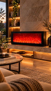 Linear Electric Fireplace Insert – view 3