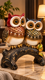Decorative Owl Couple Showpiece – view 4