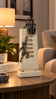 Ladder to Success Family Climbing Sculpture – view 5