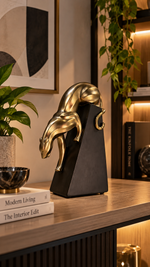 Art Deco Style Panther Sculpture – view 2