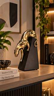 Art Deco Style Panther Sculpture – view 2