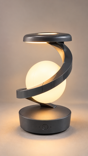 Rotating Suspension Levitating Orb Table Lamp – view 2