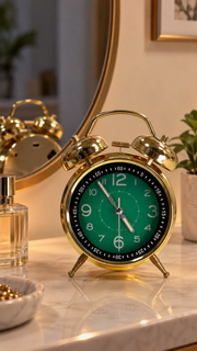 Classic Twin Bell Analog Alarm Clock