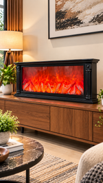 Freestanding Electric Fireplace Console – view 5
