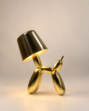 Modern Metallic Puppy Desk Lamp – view 5