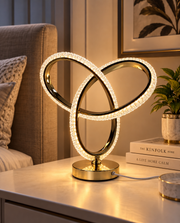 Luxury Crystal Trinity Knot LED Lamp – view 2